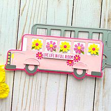 The Stamps of Life School Bus Slimline Shaped Card Fold-it Die Set