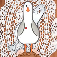 The Stamps of Life Seagull Slimline Shaped Card Fold-it