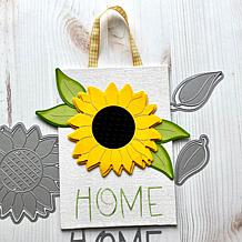 The Stamps of Life Sunflower Shaped Card Fold-it Die Set