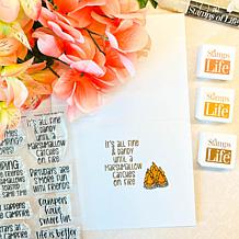 The Stamps of Life words4smores Clear Stamp Set