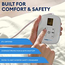Therahaus by Therapedic King Size Heated Blanket, Ivory