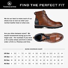 Thomas & Vine Mens Reddick Cap Toe Ankle Boot