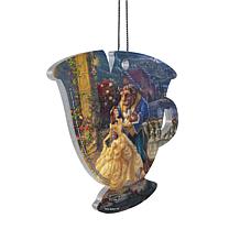 Thomas Kinkade Disney Hanging Print - Beauty and the Beast Dancing