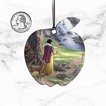 Thomas Kinkade Disney Hanging Print - Snow White Discovers Cottage