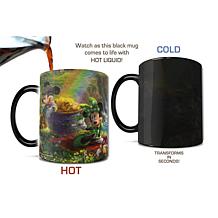 Thomas Kinkade Disney Mickey and Minnie in Ireland Heat-Sensitive Mug