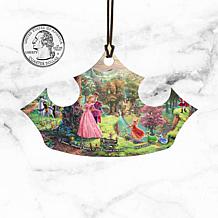 Thomas Kinkade Disney Shaped Acrylic Hanging Print - Sleeping Beauty