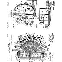 Tim Holtz Cling Stamps 7" x 8.5" - Inventor 1