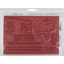 Tim Holtz Cling Stamps 7"x8.5"- Vintage Holidays