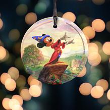 TK Disney Mickey Mouse Hanging Glass Print Ornament -  Fantasia