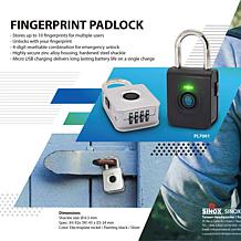 Tokk Smart Dual Function Rechargeable Combination & Fingerprint Lock