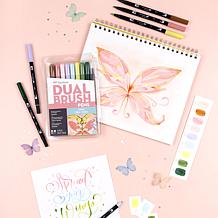 Tombow Dual Brush Pen Art Markers - Fairies Palette 10-Pack