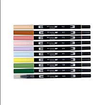 Tombow Dual Brush Pen Art Markers - Fairies Palette 10-Pack