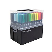 Tombow Dual Brush Pens 108-Color Set in Marker Case