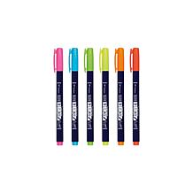 Tombow Fudenosuke Neon Brush Pens 6-pack