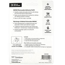 Tombow MONO Removable Adhesive Refill 3-pack