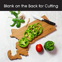 Totally Bamboo Summer Stokes State-Shaped Cutting Board