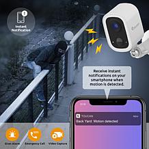 Toucan 2-pack 2K Wireless Cameras with 2 Solar Panels