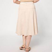 Tower Hill by Christie Brinkley Double-Take Denim Illusion Skirt