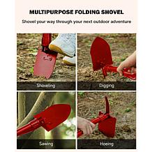 Tower Hill by Christie Brinkley Folding Garden Shovel with Bag