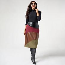 Tower Hill by Christie Brinkley Patchwork Aline Skirt