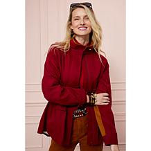Tower Hill by Christie Brinkley Raglan Sleeve Utility Jacket