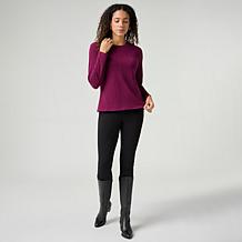 Tower Hill by Christie Brinkley Textured Funnel Neck Top