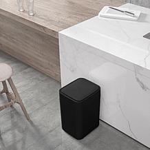 Townew T1 4.1gal Self-Sealing, Smart Trash Can w Motion Sensor Lid-Blk