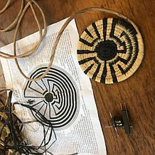 Traditional Craft Kits Coiled Basket Kit - Maze Design