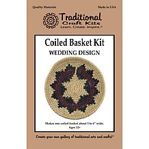 Traditional Craft Kits Coiled Basket Kit - Wedding Design