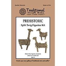 Traditional Craft Kits Prehistoric Split Twig Figurine Kit