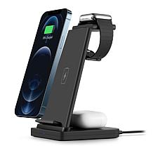 Trexonic 3 in 1 Fast Charge Charging Station - Black