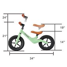 Trimate Toddler Balance Bike - No Pedal Sport Bike, Green
