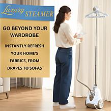 True & Tidy 9-Setting Upright Garment Steamer with Shut-Off System