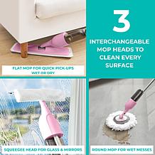 True & Tidy SPRAY-360 Clean Everywhere Spray Mop Kit