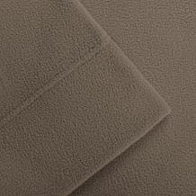 True North by Sleep Philosophy Micro Fleece Sheet Set - Brown - Queen