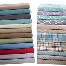 True North by Sleep Philosophy Micro Fleece Sheet Set - Ivory - Queen