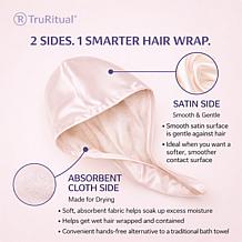 TruRitual Dual-Sided Hair Towel 2-pack
