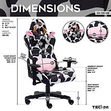 TS85 COW Print LUXX Series Gaming Chair