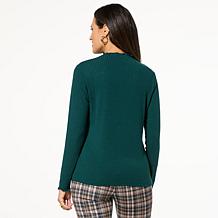 TWRHLL by Christie Brinkley Mock Neck Top