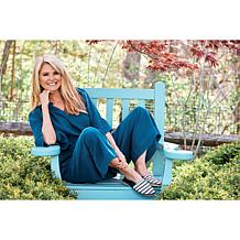 TWRHLL by Christie Brinkley V-neck Pullover Blouse