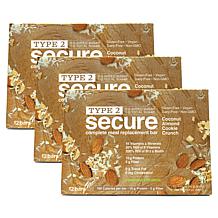Type 2 Secure Complete Meal Replacement Bars with Stevia - 36-count