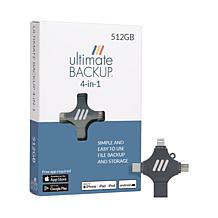 Ultimate Backup 4-in-1 512GB Backup Device with Antivirus