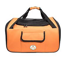 Ultra-Lock Collapsible Travel Folding Pet Car Seat Carrier