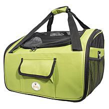 Ultra-Lock Collapsible Travel Folding Pet Car Seat Carrier
