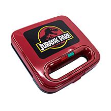 Uncanny Brands Jurassic Park Grilled Cheese/Panini Press, Opens 180º