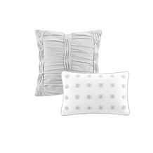 Urban Habitat Brooklyn Jacquard Comforter Set, Grey - Full/Queen