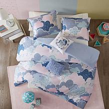 Urban Habitat Kids Cloud Cotton Printed Comforter Set Blue Twin