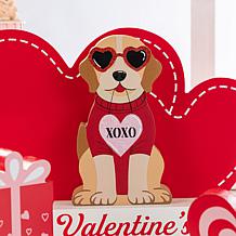 Valentine's Table Block 4-piece Set 8"H x 12"L x 1.75"W