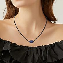 Van Heusen Bead Pendant with Rolo Chain Necklace