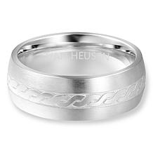 Van Heusen Men's Ribbon Patterned Band Ring